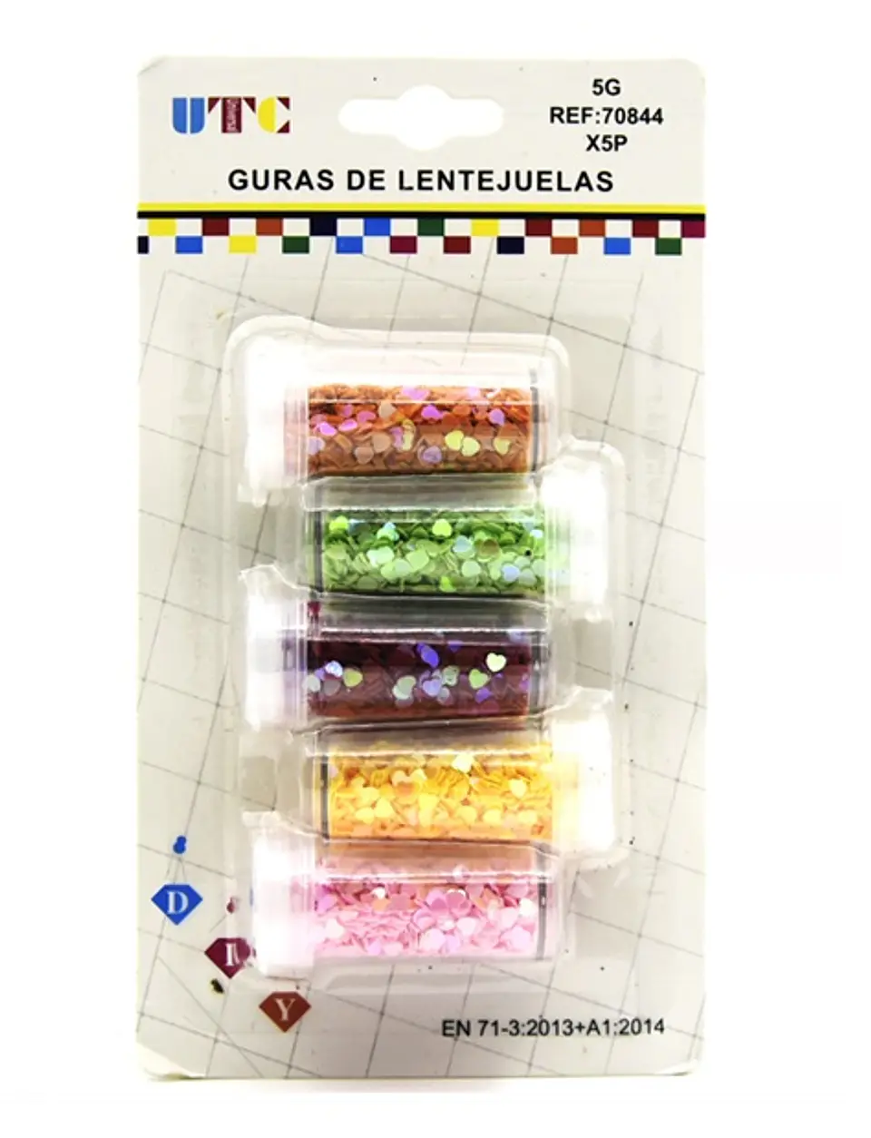Lentejuelas en Tubos Cortos 2