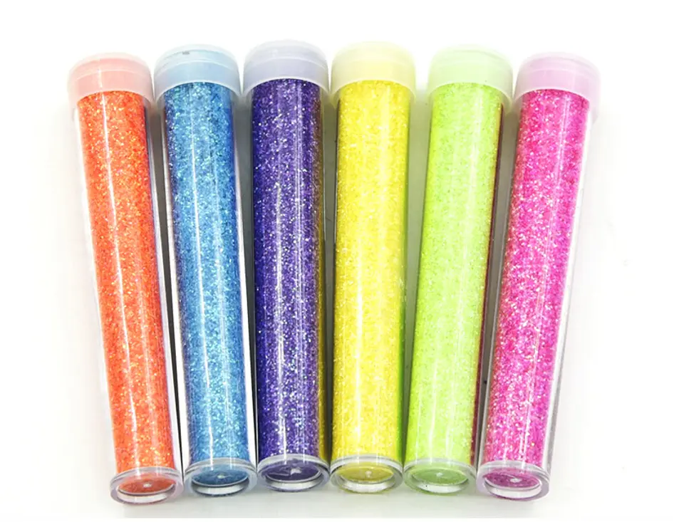 Glitter en Tubos largos 1