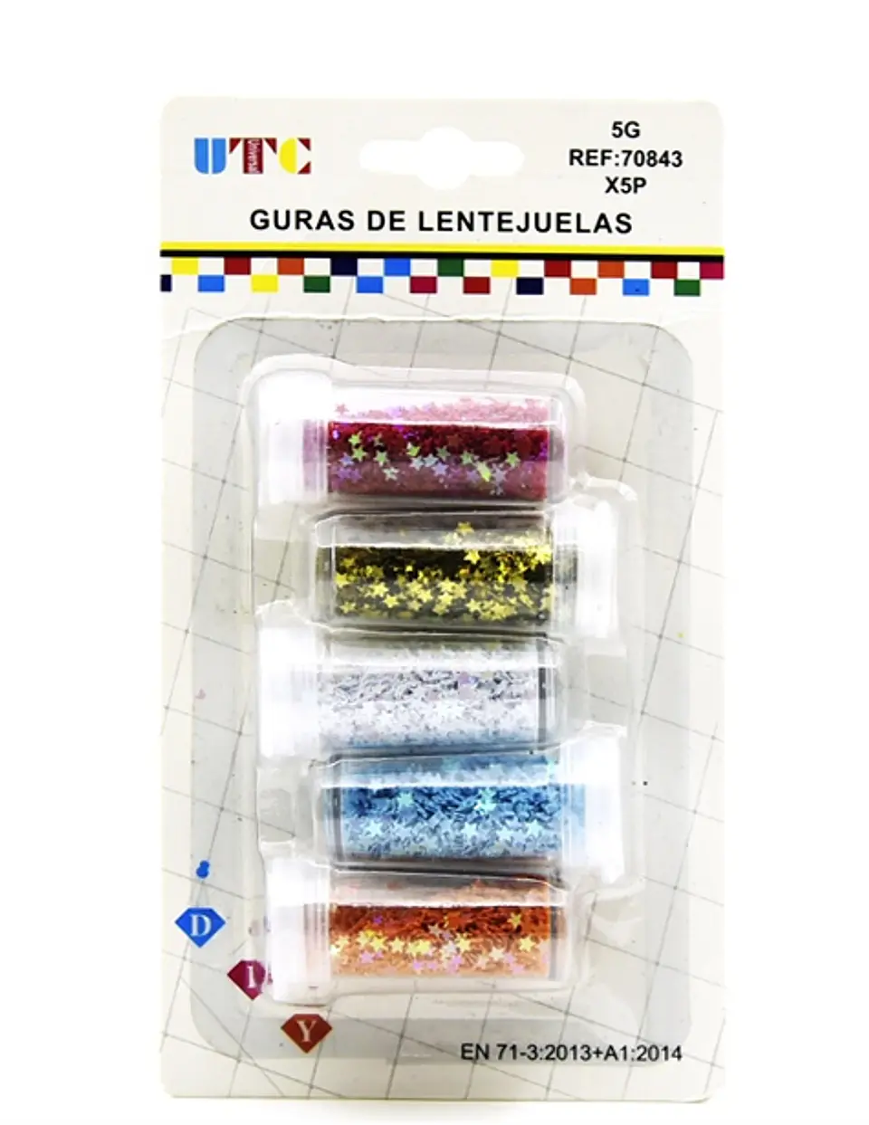 Lentejuelas en Tubos Cortos 3
