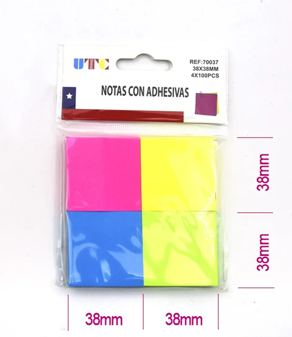 Notas Adhesivas 4 colores 2