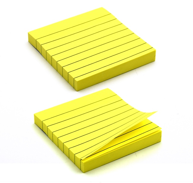 Notas adhesivas lineales 100 hjs 2