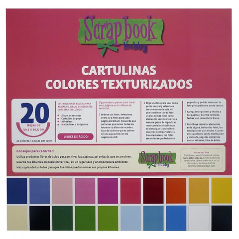 Cartulina Texturizada Tela