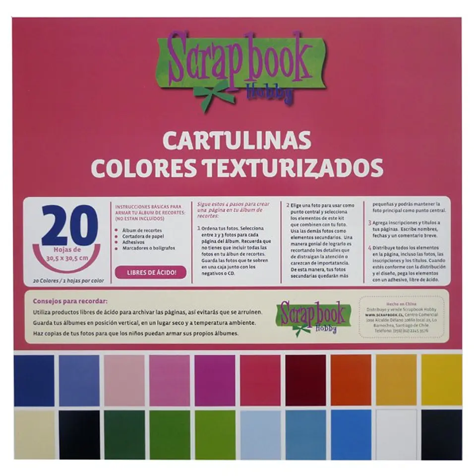 Cartulina Texturizada Tela 1