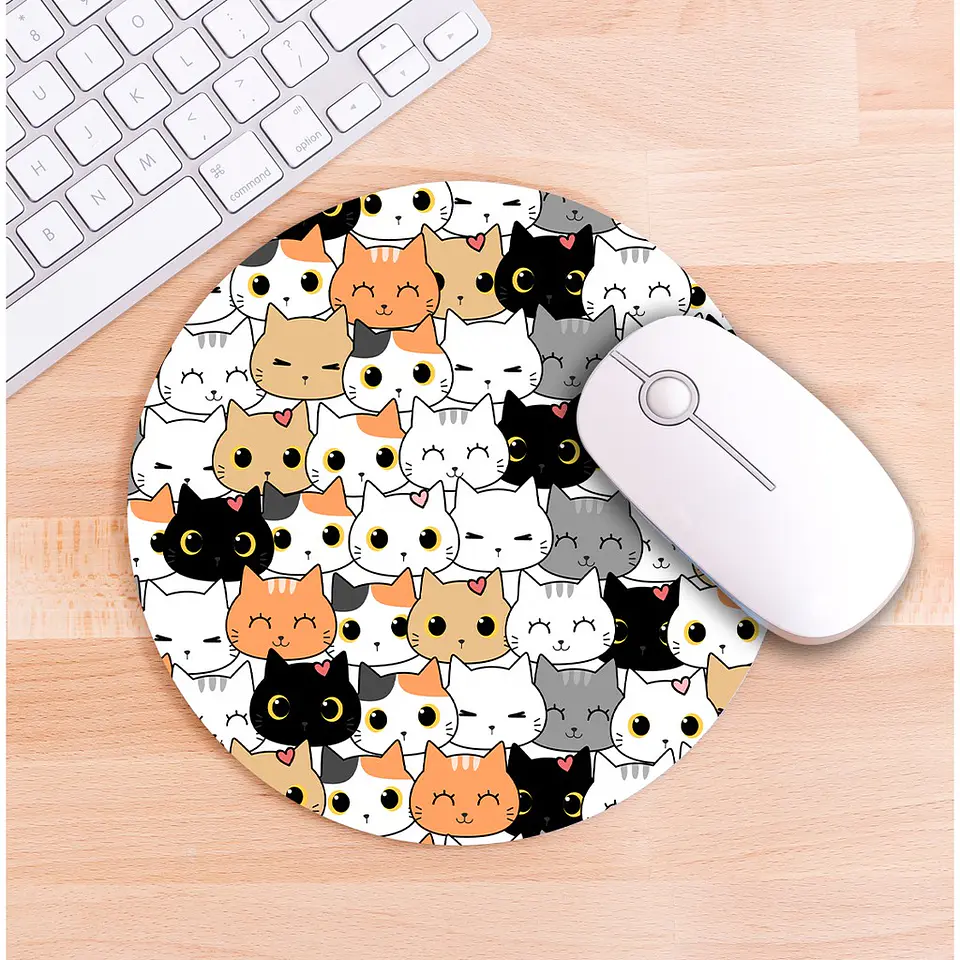 Mouse Pad Sublimable redondo 1