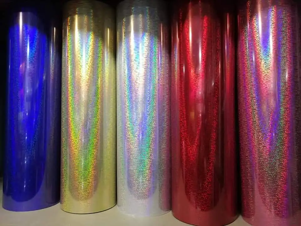 Vinilo Textil Holográfico Líneas 1
