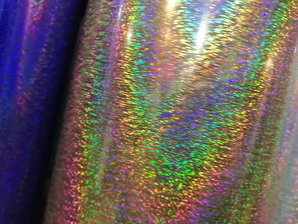Vinilo Textil Holográfico Líneas 3