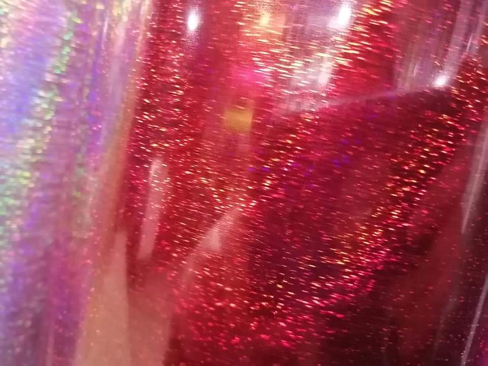 Vinilo Textil Holográfico Líneas 2