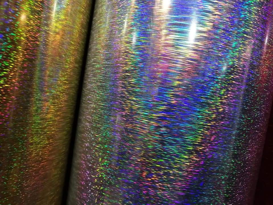 Vinilo Textil Holográfico Líneas 6
