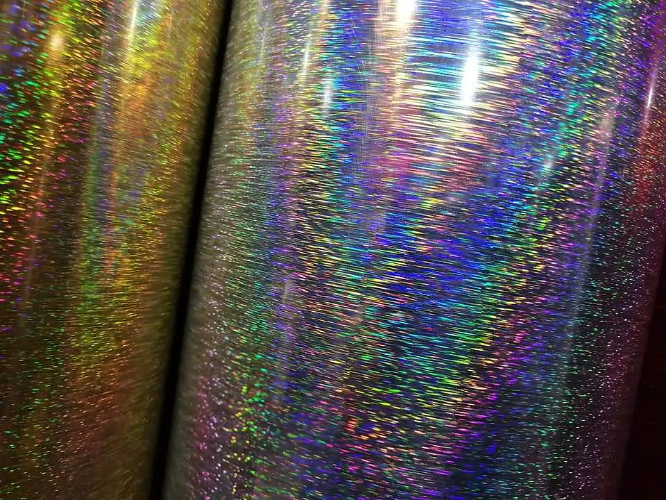 Vinilo Textil Holográfico Líneas 6