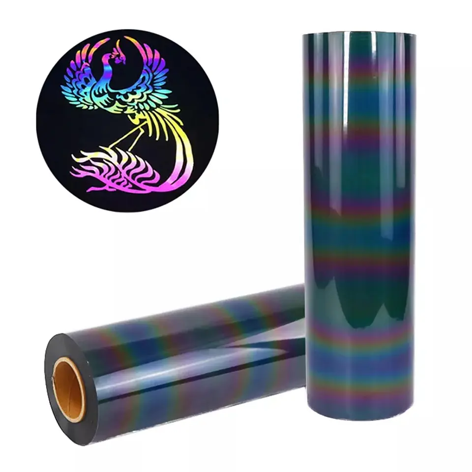 Vinilo Textil Reflectante Arcoiris 1