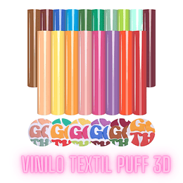 Vinilo Textil Puff 3D
