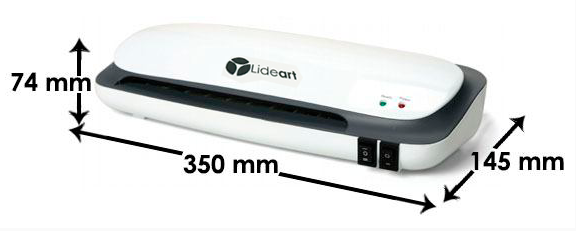 Laminadora Lideart A3 rosada 4