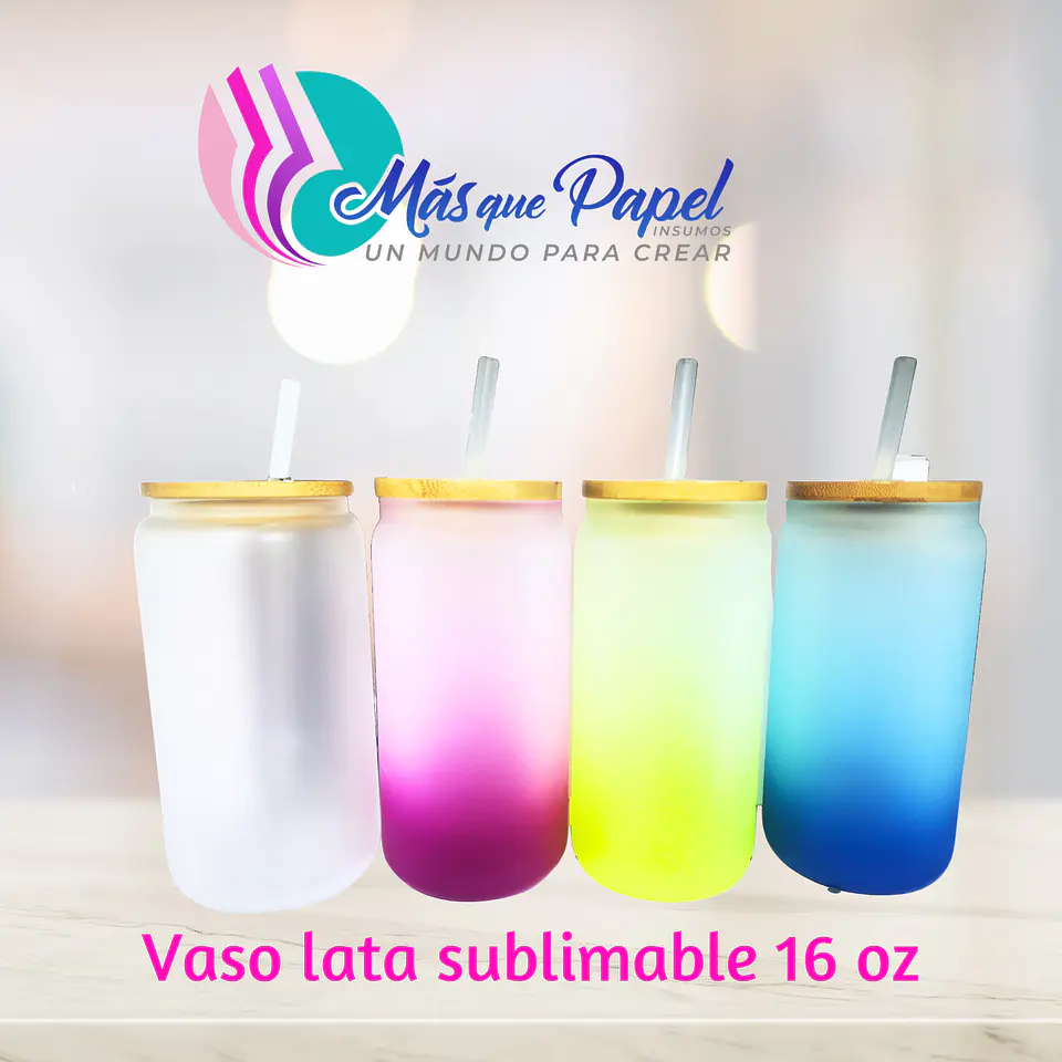 Vaso lata sublimable 16 oz 1