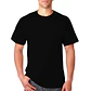 Polera Negra Algodón Adulto Tubular - Miniatura 1