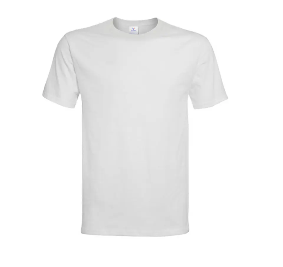 Polera Blanca Algodón Adulto Tubular 2