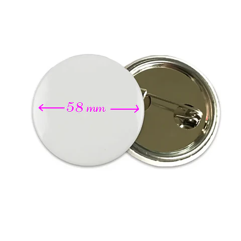 Chapita alfiler 58 mm