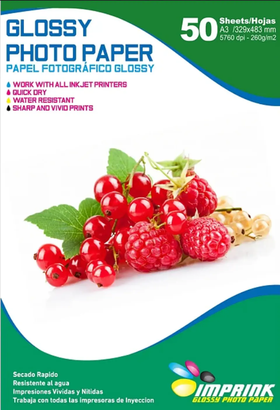 Papel Fotográfico Glossy Imprink A3 3