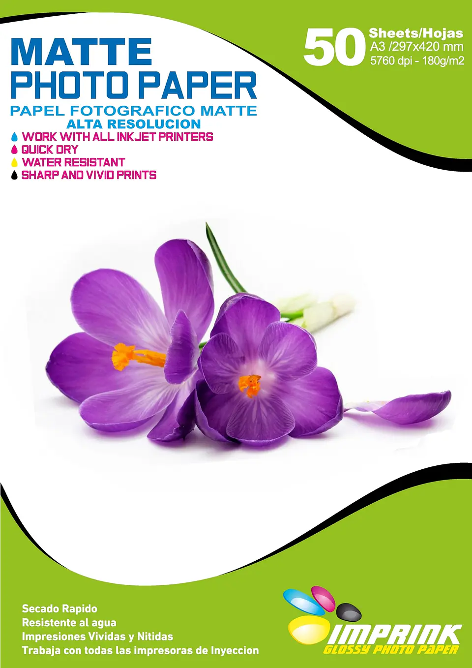 Papel Fotográfico Matte Imprink A3 1