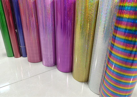Vinilo Textil Holográfico Puntos
