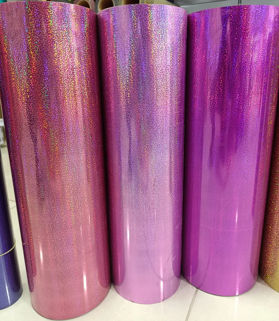 Vinilo Textil Holográfico Puntos 2