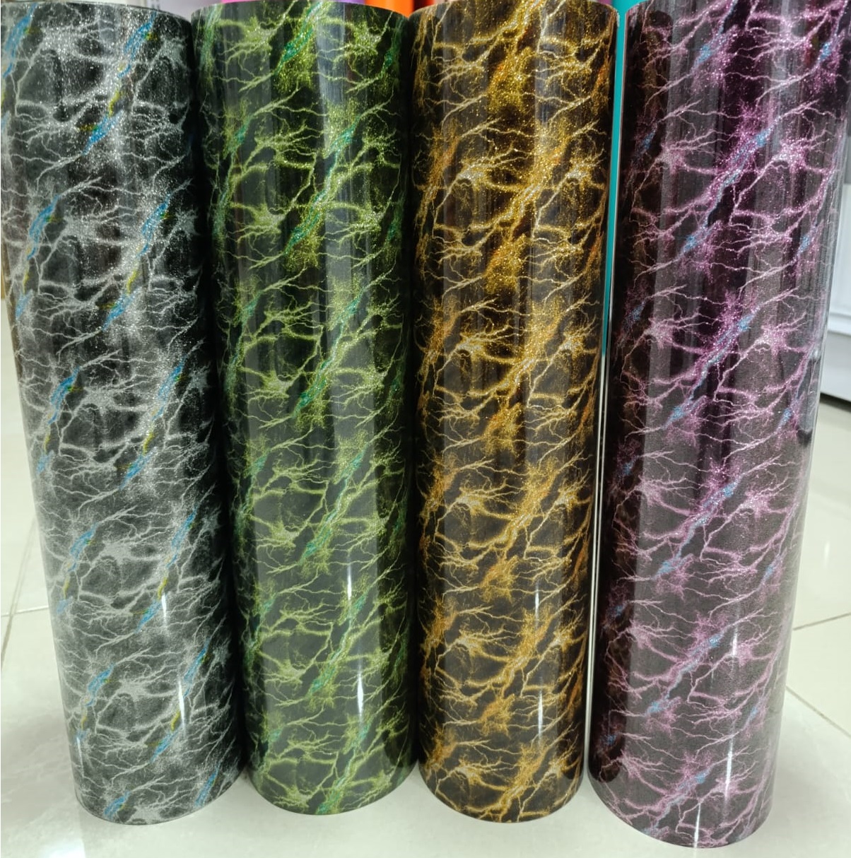 Vinilo Textil Glitter Rayos  1