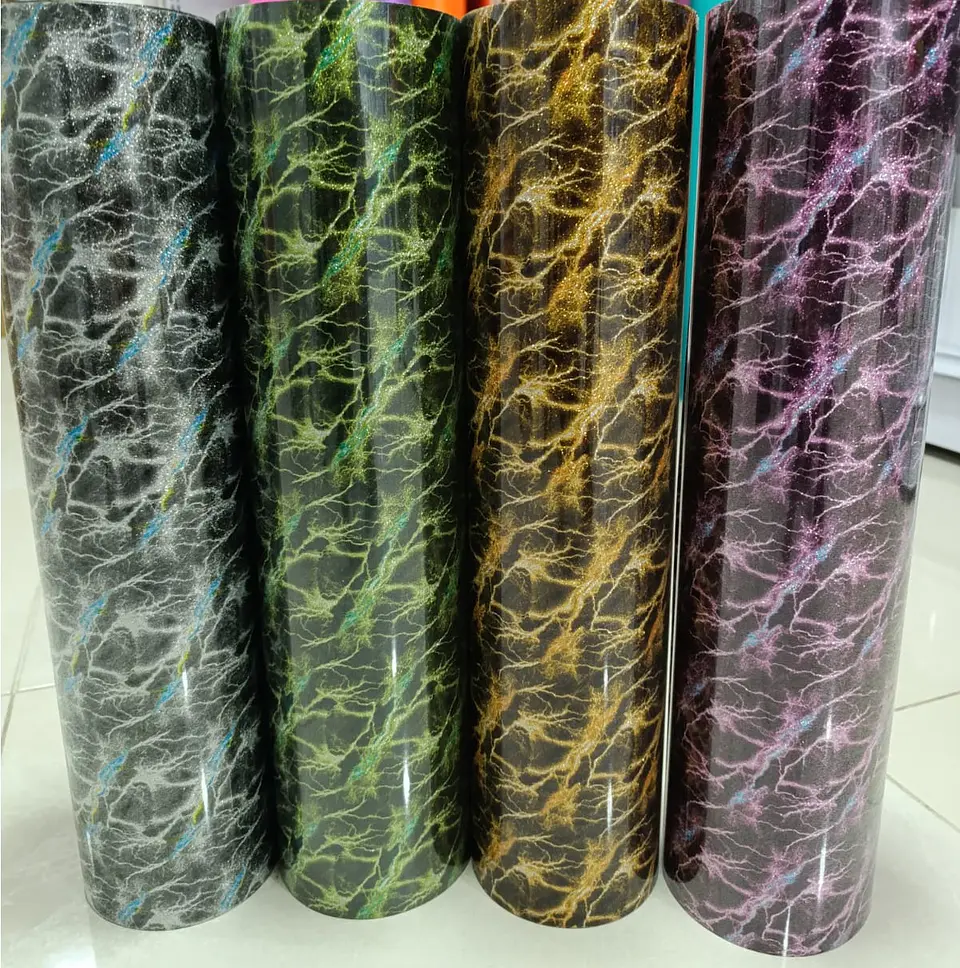 Vinilo Textil Glitter Rayos  1