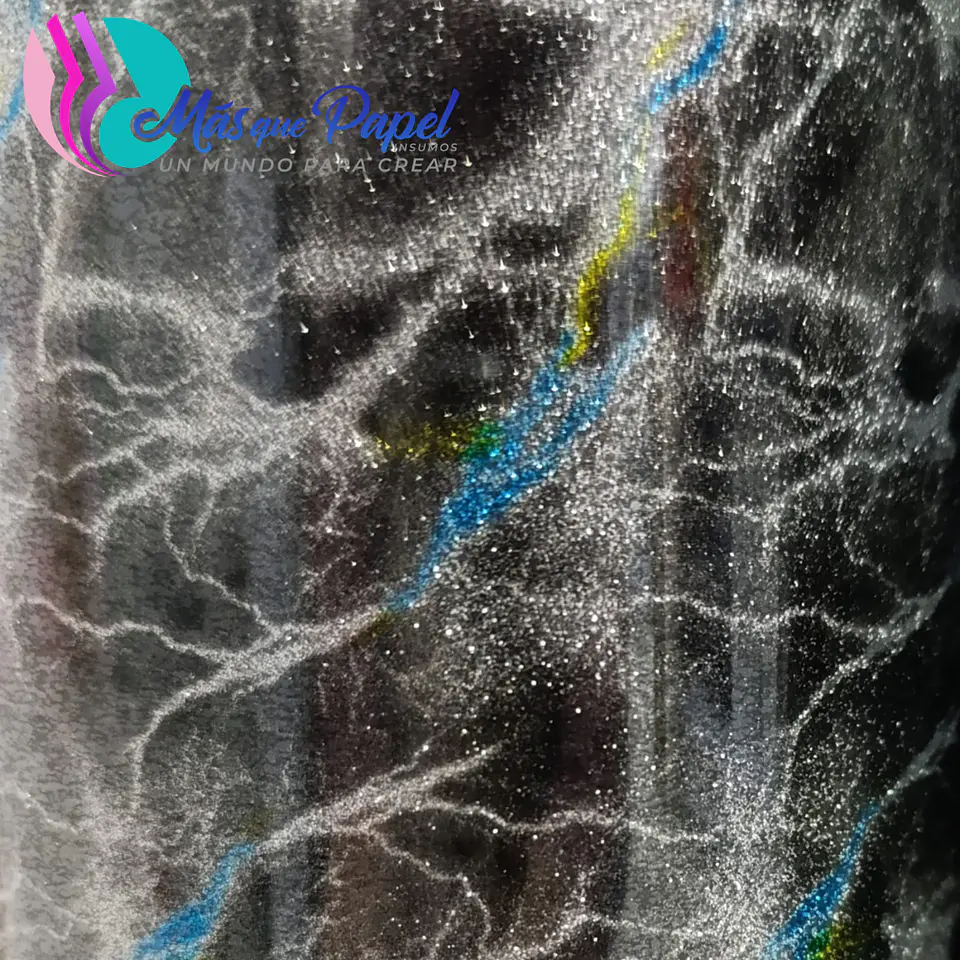 Vinilo Textil Glitter Rayos  5