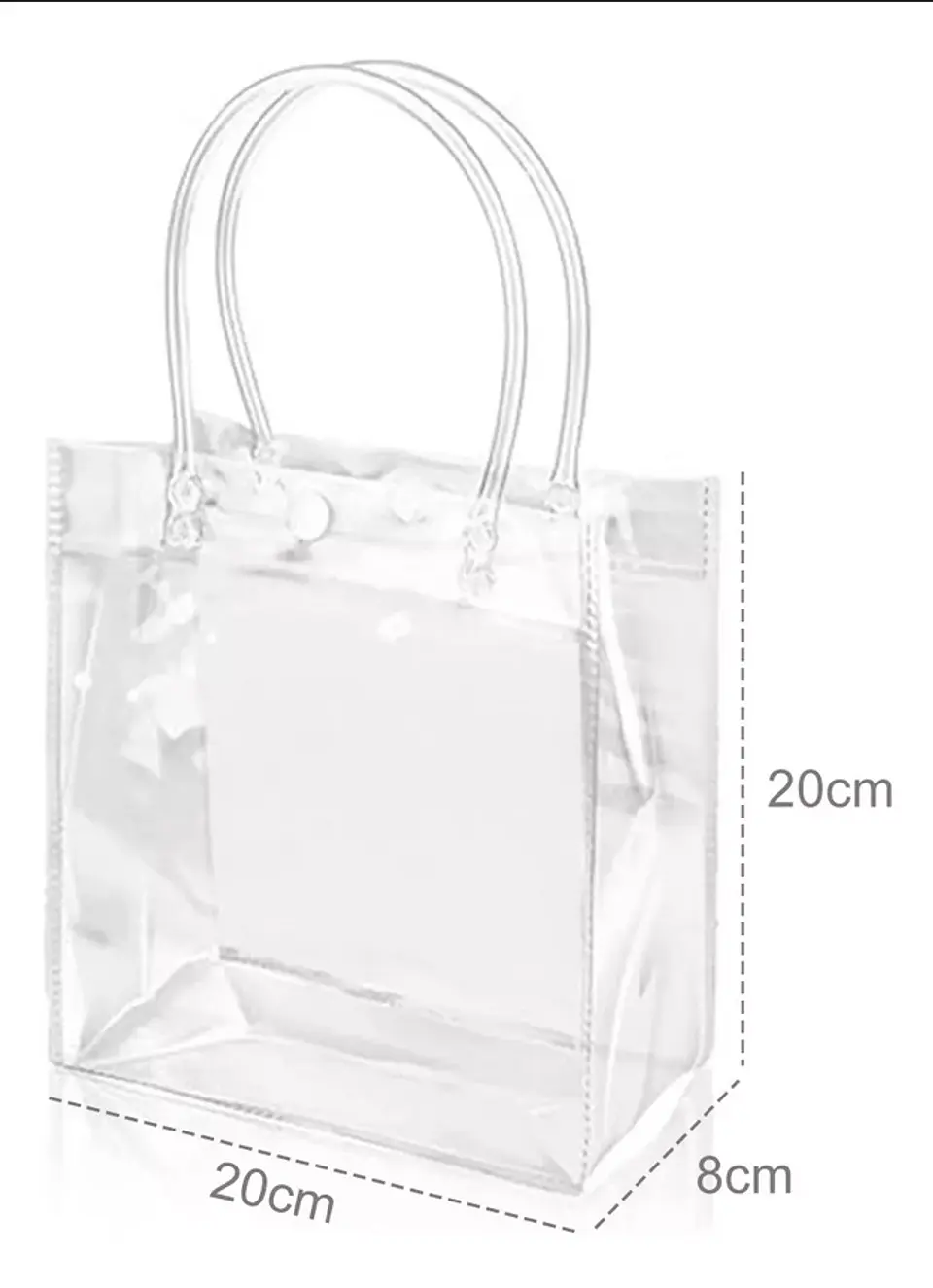 Bolsa transparente de PVC 2