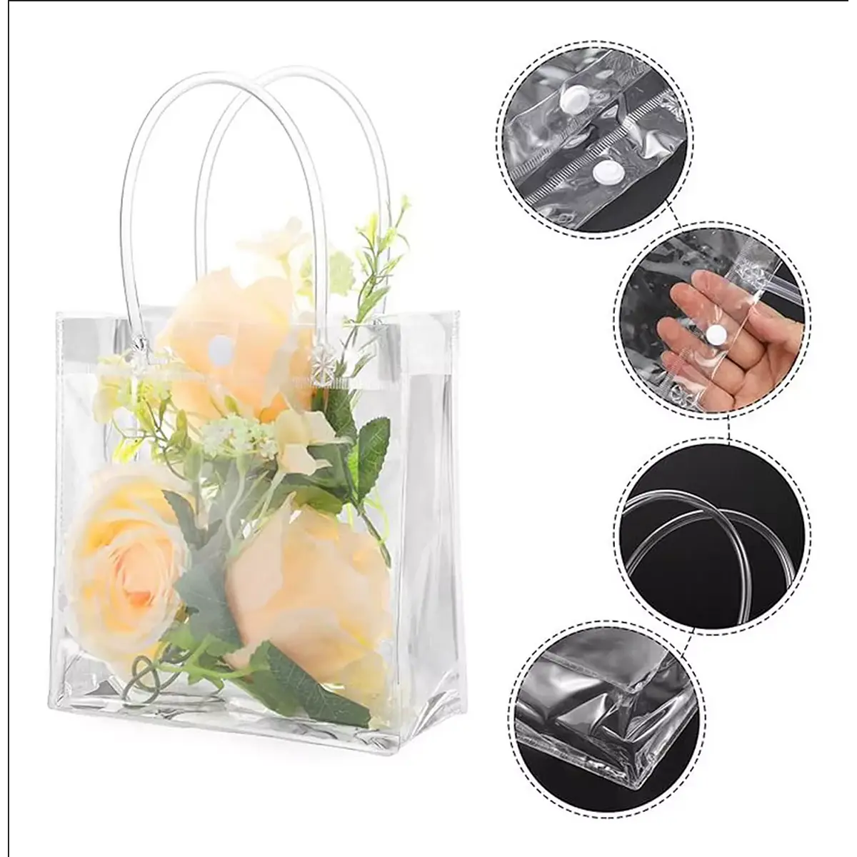 Bolsa transparente de PVC