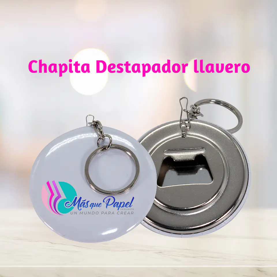 Chapita destapador llavero 1