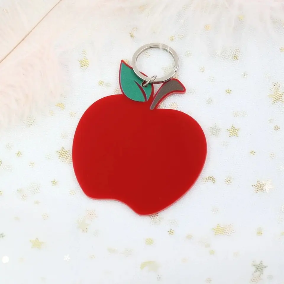 Llavero acrílico Manzana 1
