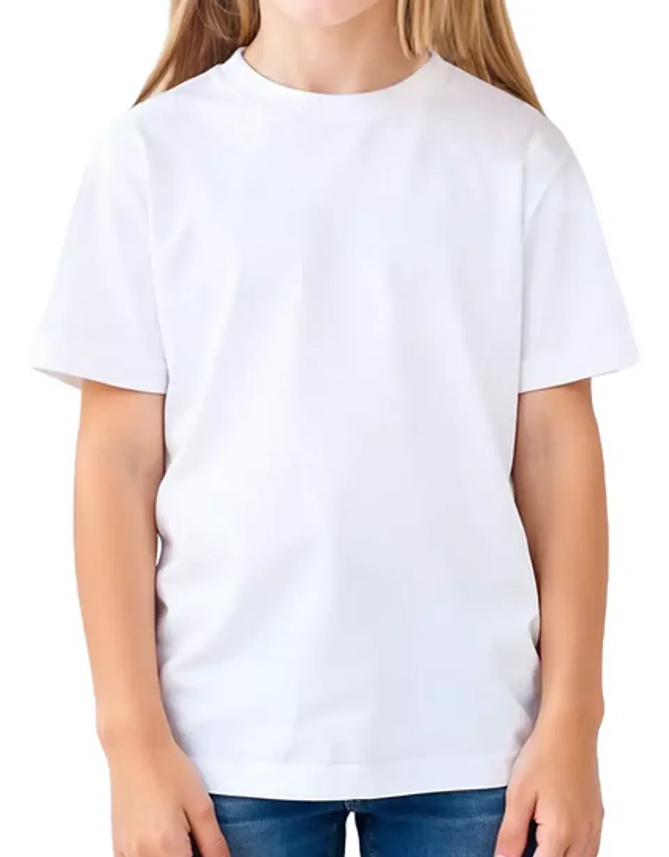 Polera Blanca Algodón Niño Sumey 1