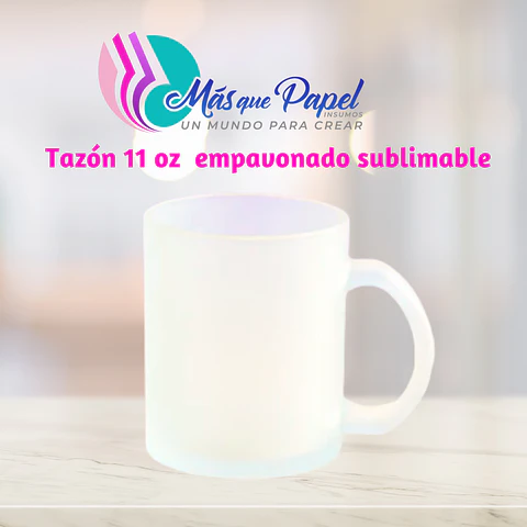 Tazón cristal empavonado 11 oz (sublimable)
