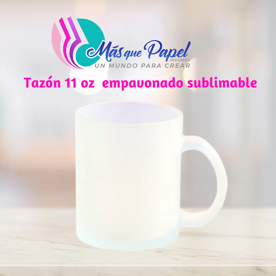 Tazón cristal empavonado 11 oz (sublimable) 1