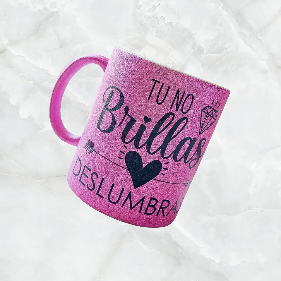 Tazón Glitter Sublimable 2