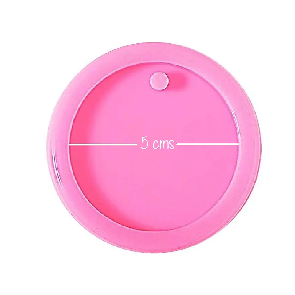 Molde para resina circular 1