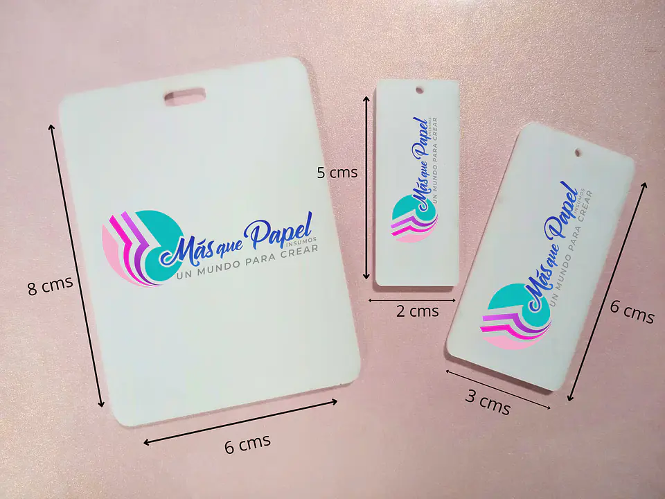 Set Identificadores de Mochila sublimables 2