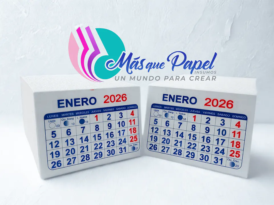Mini Taco de Calendario 2026 1