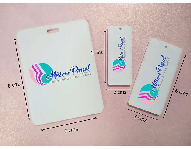 Set Identificadores de Mochila transparentes