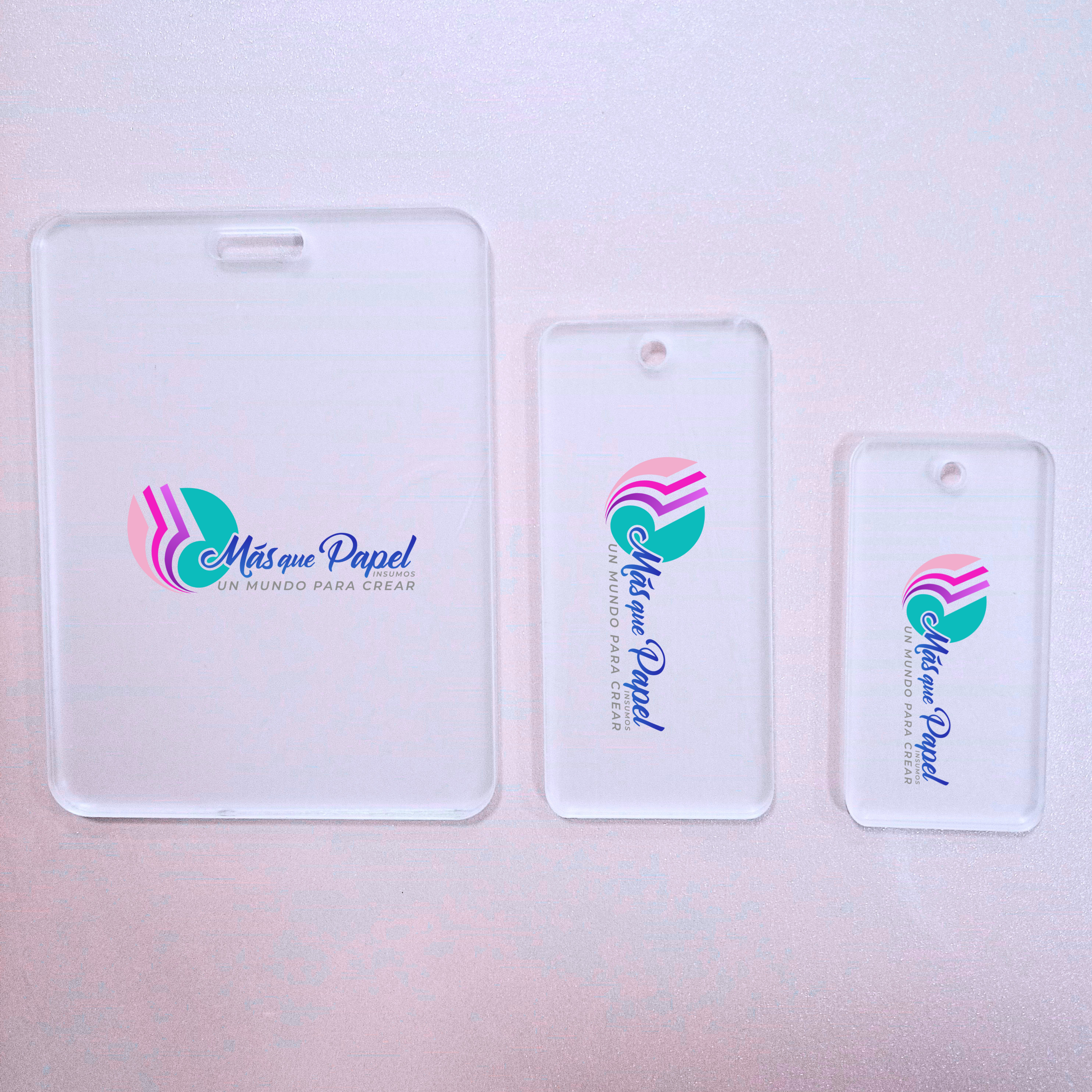 Set Identificadores de Mochila transparentes 1
