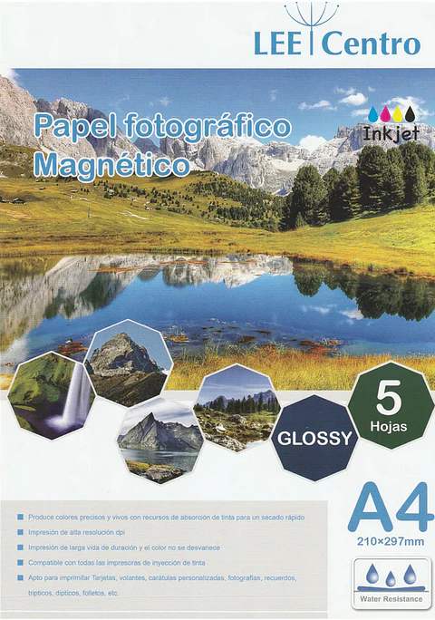 Papel Fotográfico Imantado