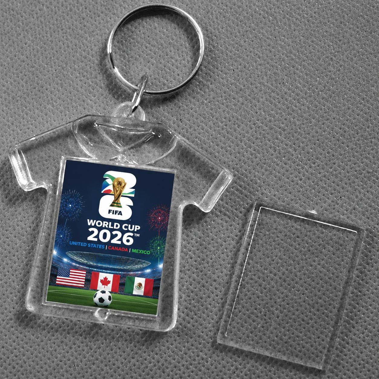 Llavero Acrilico Porta foto Camiseta 1