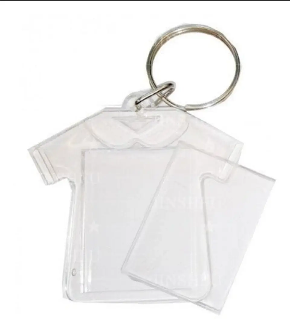 Llavero Acrilico Porta foto Camiseta 3