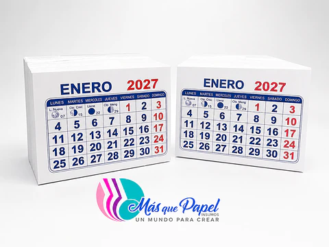 Mini Taco de Calendario 2027