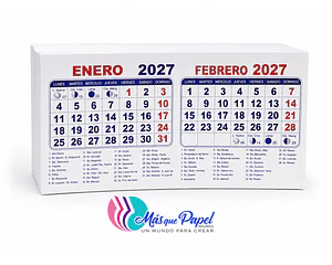 Calendario Bimensual 2027