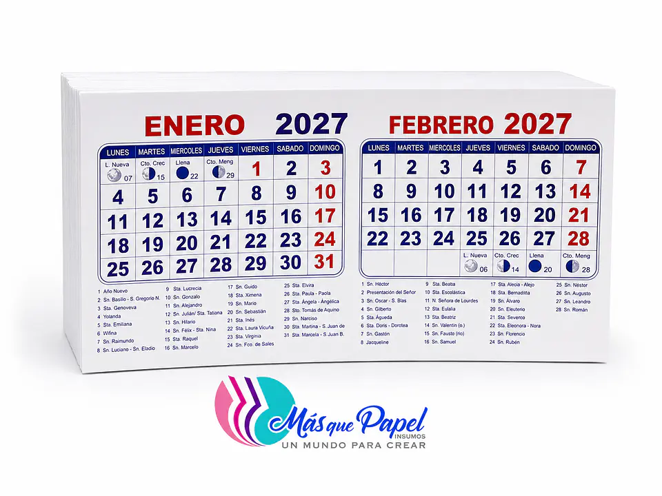 Calendario Bimensual 2027 1