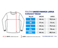 Polera Algodón Manga Larga Negra Adulto