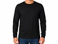 Polera Algodón Manga Larga Negra Adulto - Miniatura 1