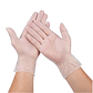 Guantes de vinilo para examen (caja de 100 unidades) - Miniatura 2
