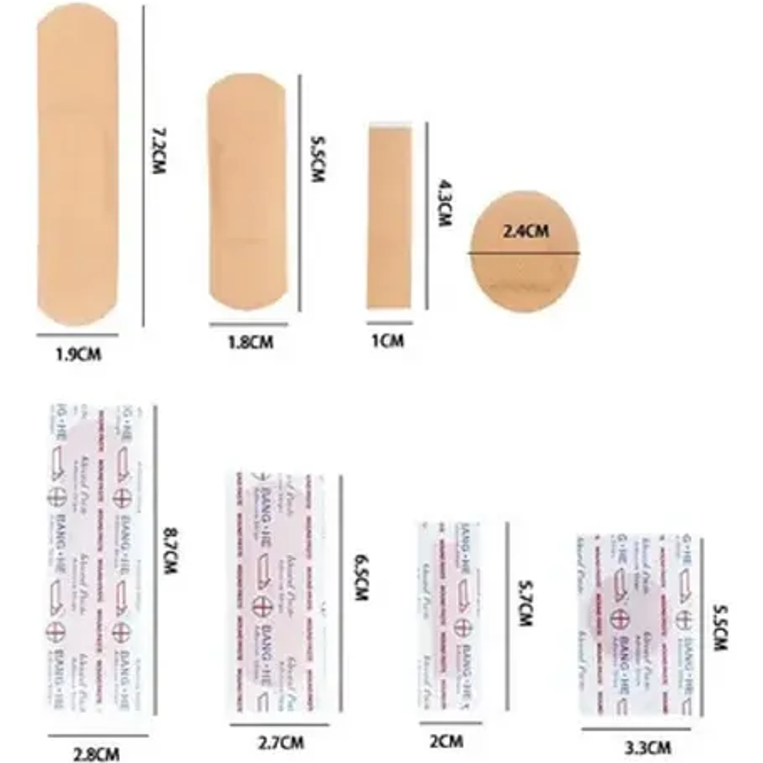Parche Curita DeRoyal – Caja x100 Unidades (4 Tamaños) 3